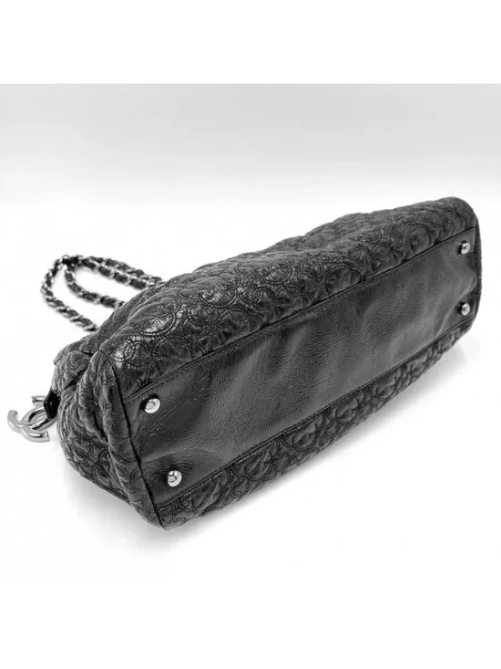 Chanel Handbag Camellia Quilted Bow-ring Bag Shoulder Chain - Picture 3 of 10